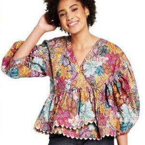 Kika Vargas x Target Anemone Floral Top L